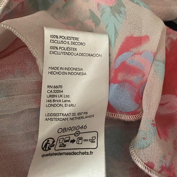 Free People Bad at Love Floral Lace Blouse NWT - Picture 9 of 9